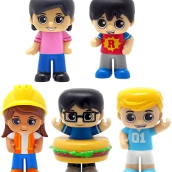 Cheap 👏 Pocket ⌚ Watch Mystery Playdate Ryan's World Figure 5-Pack [No Package] ✔️