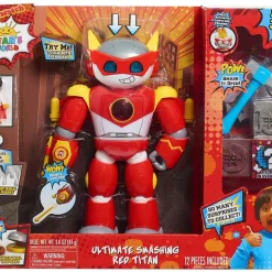 New ✔️ Ryan's World Ultimate SMASHING Red Titan Exclusive Deluxe Figure [BONUS 3 Smashin' Surprise Safes] 🤩