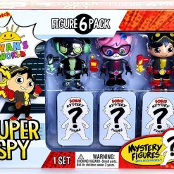 Discount 🌟 Ryan's World Super Spy Series 1 Exclusive Mystery Micro Figure 6-Pack Starter Set ⌛