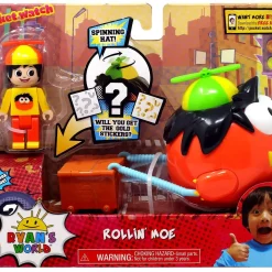 New 😀 Ryan's World Rollin' Moe Figure Set 👍