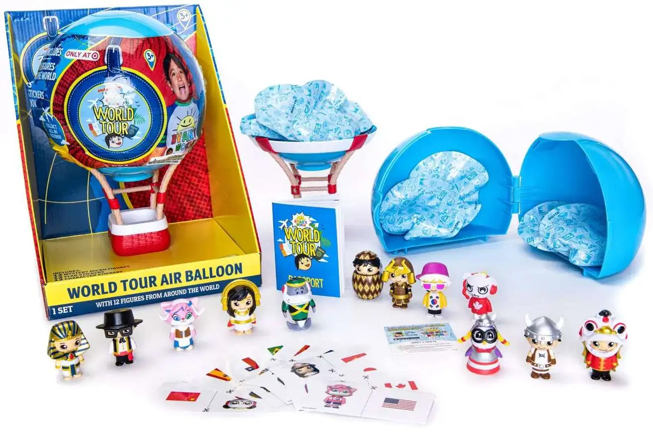 Top 10 ๐ Ryan's World World Tour Air Balloon Exclusive Micro Figure 12-Pack ๐ 4 Top 10 ๐ Ryan's World World Tour Air Balloon Exclusive Micro Figure 12-Pack ๐ - Image 2