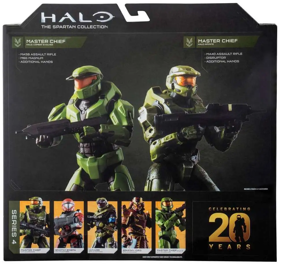 Wholesale ๐ Halo The Spartan Collection 20 Years of Master Chief Exclusive Action Figure 2-Pack ๐ 6 Wholesale ๐ Halo The Spartan Collection 20 Years of Master Chief Exclusive Action Figure 2-Pack ๐ - Image 4