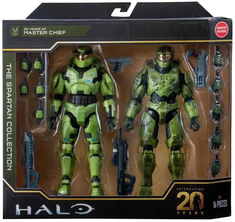 Wholesale ๐ Halo The Spartan Collection 20 Years of Master Chief Exclusive Action Figure 2-Pack ๐ 3 Wholesale ๐ Halo The Spartan Collection 20 Years of Master Chief Exclusive Action Figure 2-Pack ๐