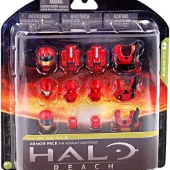 Best Pirce 😍 McFarlane Toys Halo Reach Series 4 Armor Pack Exclusive Action Figure [Red] ⭐