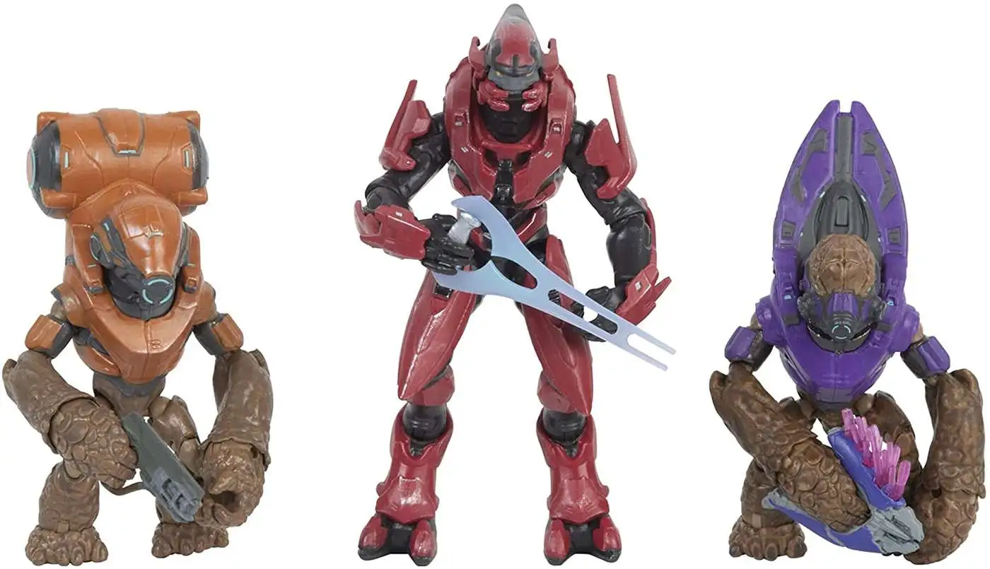 Budget ๐ Halo Infinite Grunt Assault, Elite Mercenary & Grunt Conscript Exclusive Action Figure 3-Pack โ๏ธ 4 Budget ๐ Halo Infinite Grunt Assault, Elite Mercenary & Grunt Conscript Exclusive Action Figure 3-Pack โ๏ธ - Image 2
