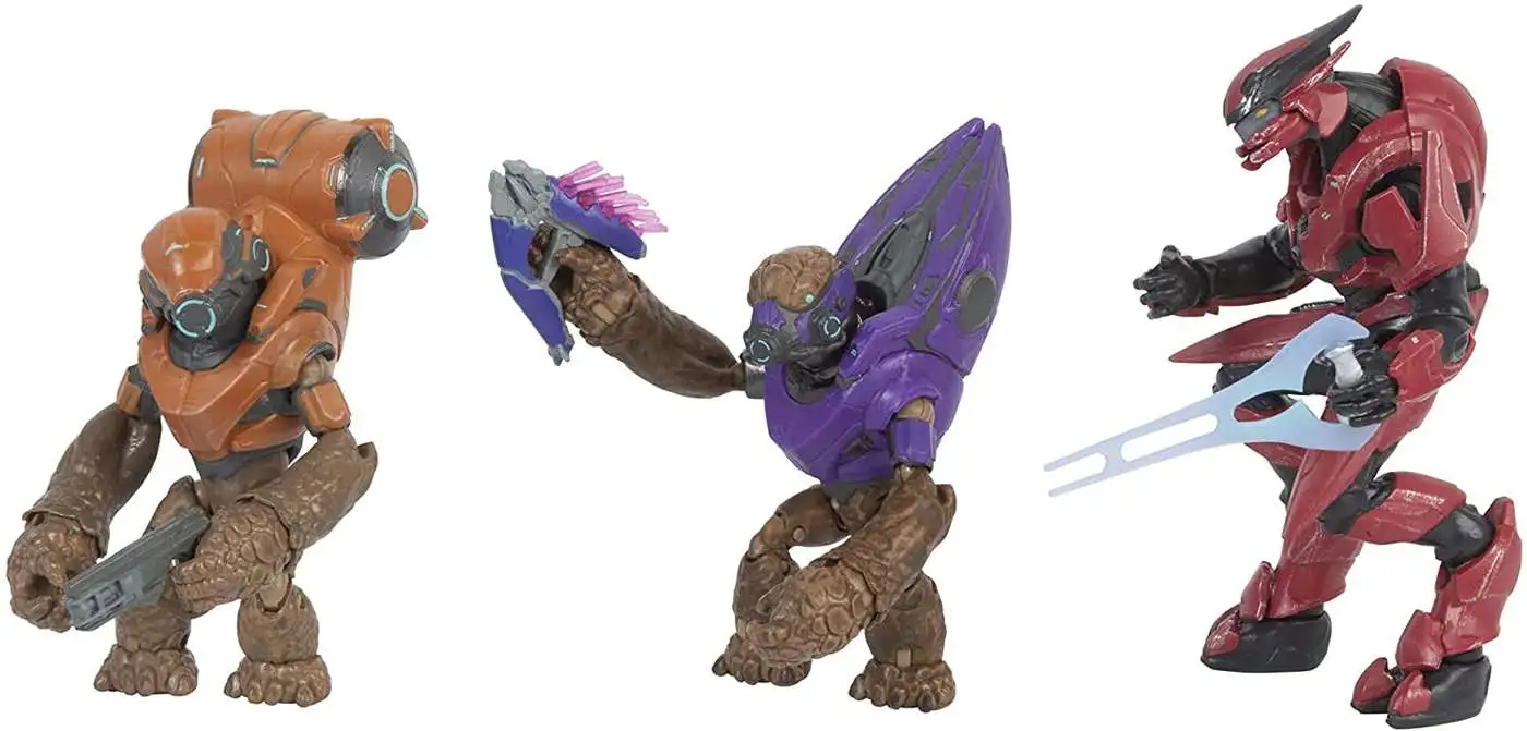 Budget ๐ Halo Infinite Grunt Assault, Elite Mercenary & Grunt Conscript Exclusive Action Figure 3-Pack โ๏ธ 5 Budget ๐ Halo Infinite Grunt Assault, Elite Mercenary & Grunt Conscript Exclusive Action Figure 3-Pack โ๏ธ - Image 3