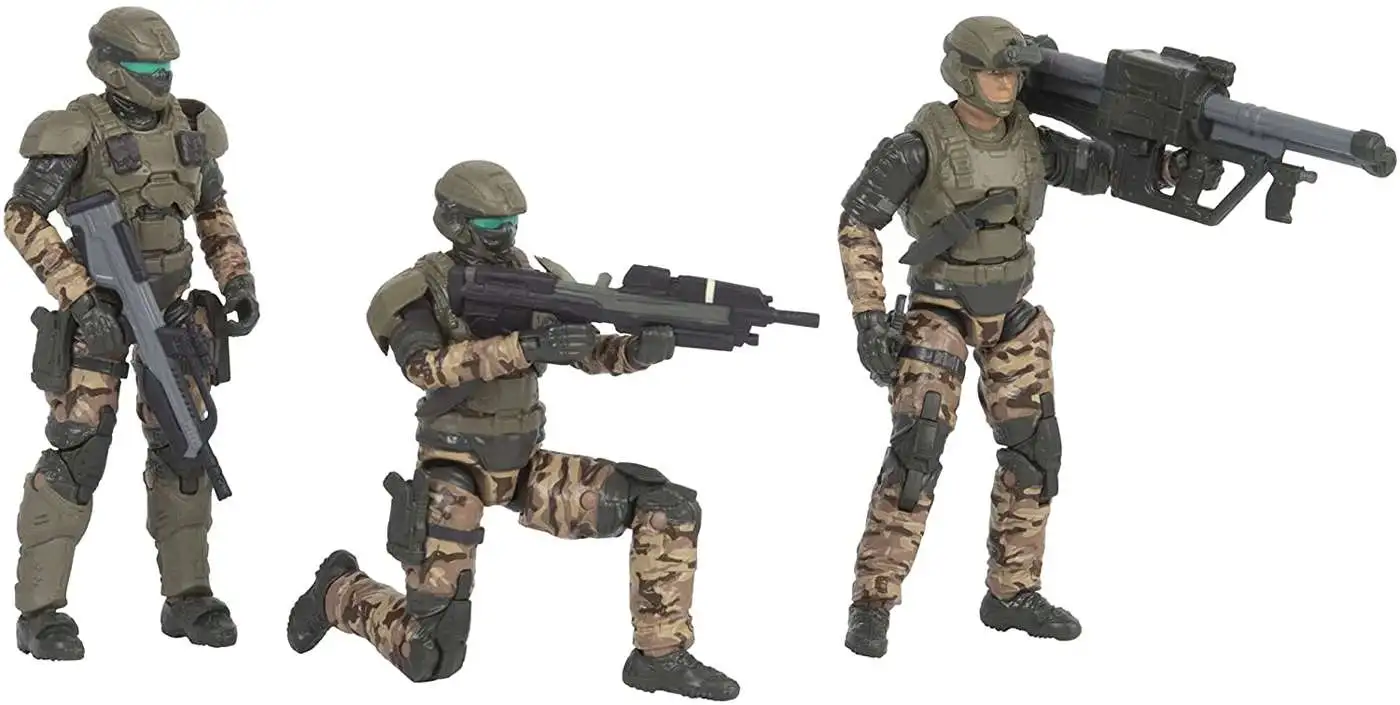 Deals ๐ Halo Infinite UNSC Marines Action Figure 3-Pack ๐ 4 Deals ๐ Halo Infinite UNSC Marines Action Figure 3-Pack ๐ - Image 2
