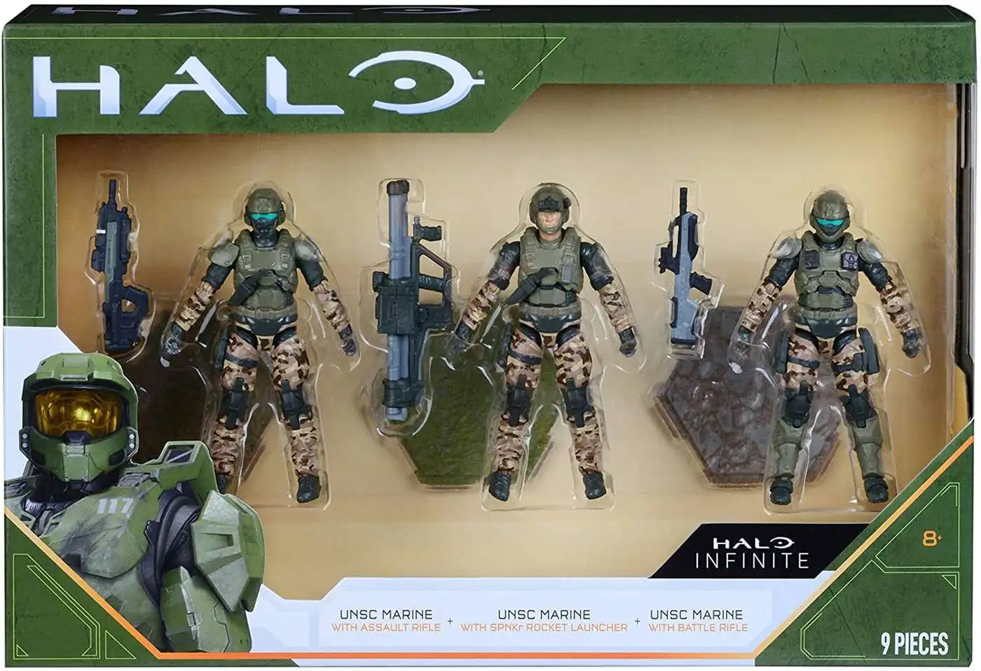 Deals ๐ Halo Infinite UNSC Marines Action Figure 3-Pack ๐ 3 Deals ๐ Halo Infinite UNSC Marines Action Figure 3-Pack ๐