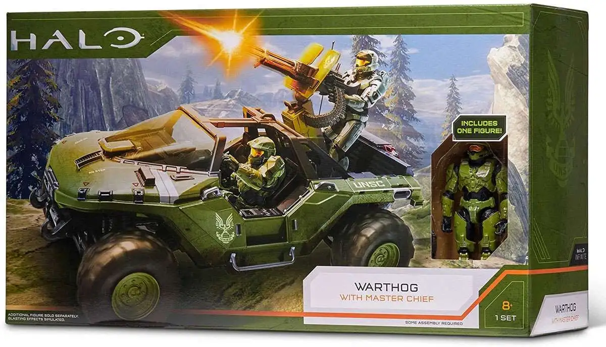 Budget ❤️ Halo Warthog with Master Chief Vehicle & Action Figure 🤩 3 Budget ❤️ Halo Warthog with Master Chief Vehicle & Action Figure 🤩